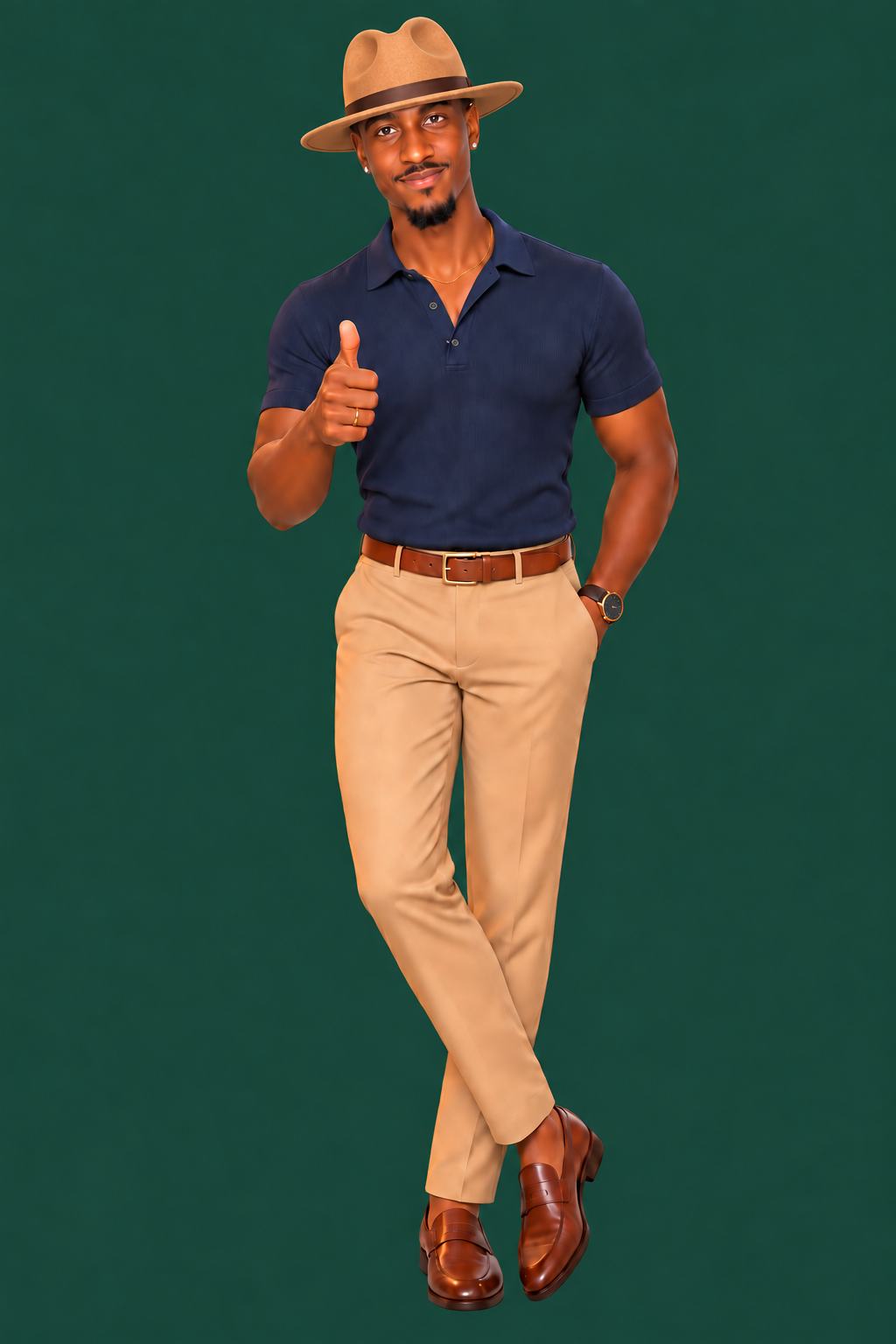Nick smiling and giving a thumbs-up